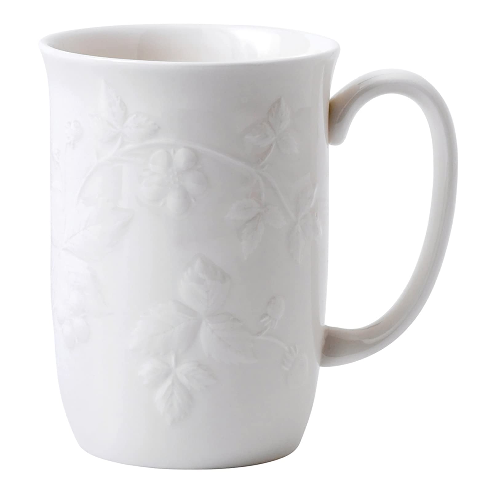 Amazon.com | Wedgwood Wild Strawberry White Mug: Coffee Cups & Mugs