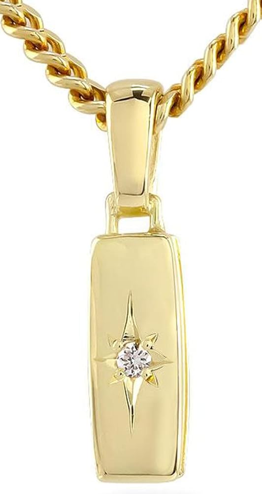 Amazon | [アトラス] Atrus 18金 ネックレス トップ メンズ 喜平用