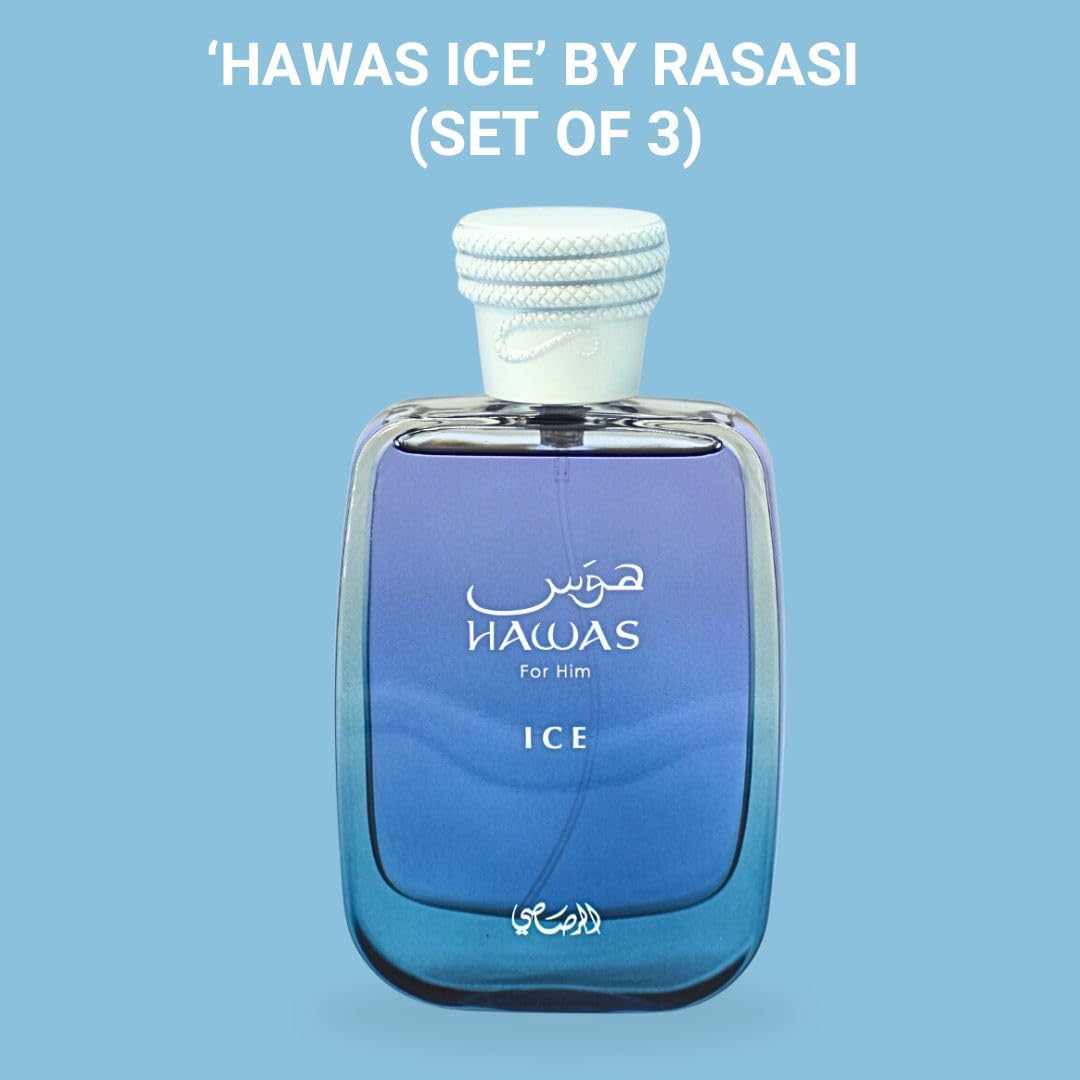 Amazon.com : RASASI Hawas Ice EDP 100ML (3.4 OZ) | Long Lasting
