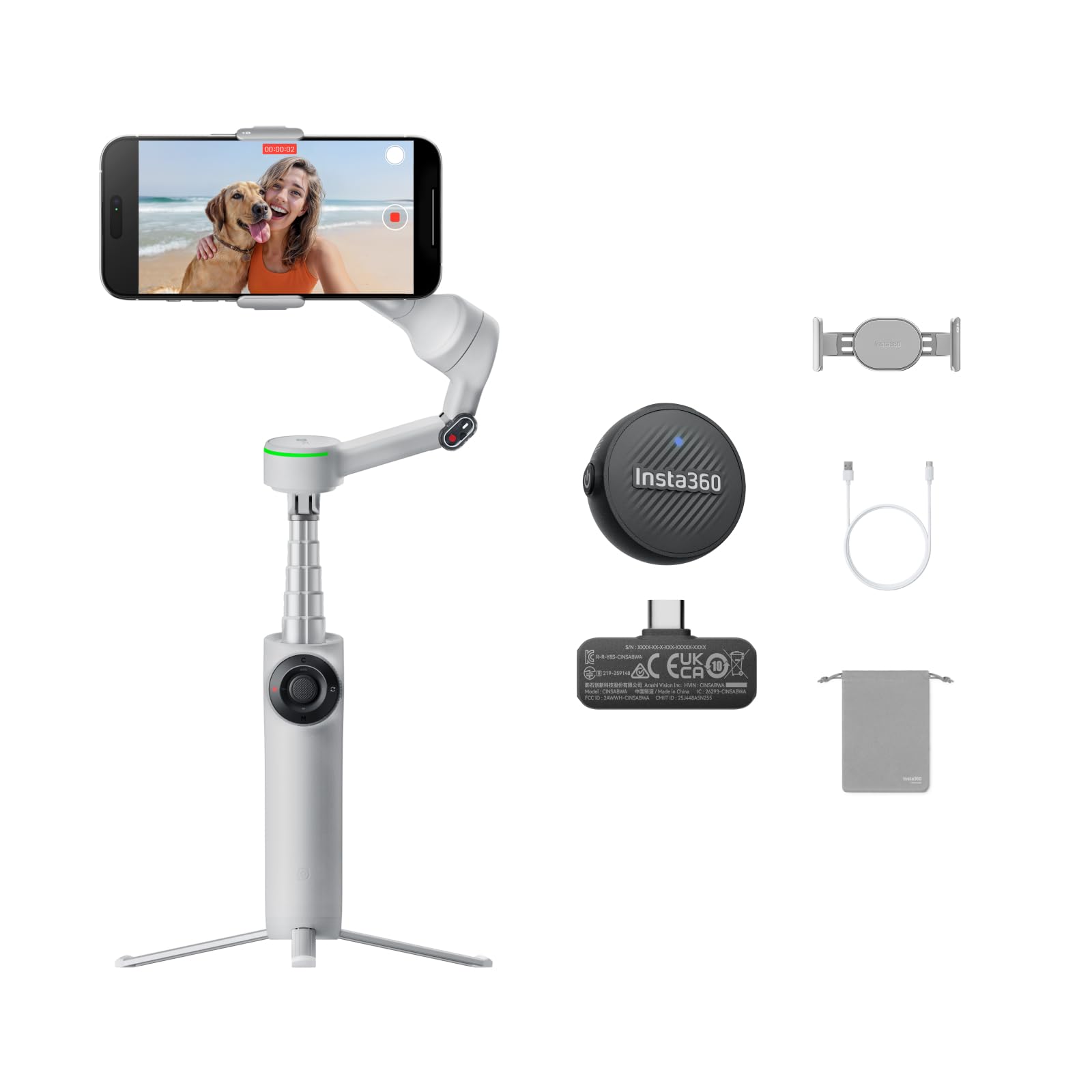 未開封品】Insta360 Flow 2 Pro AIトラッカーキット グレー Amazon.co