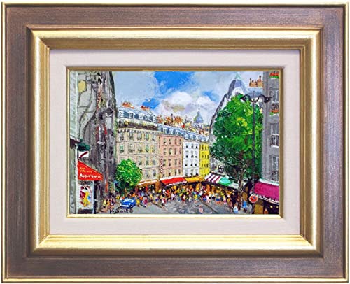 Amazon.co.jp: 斉藤 要 『モンパルナス』 油絵・油彩画 SM（サムホール