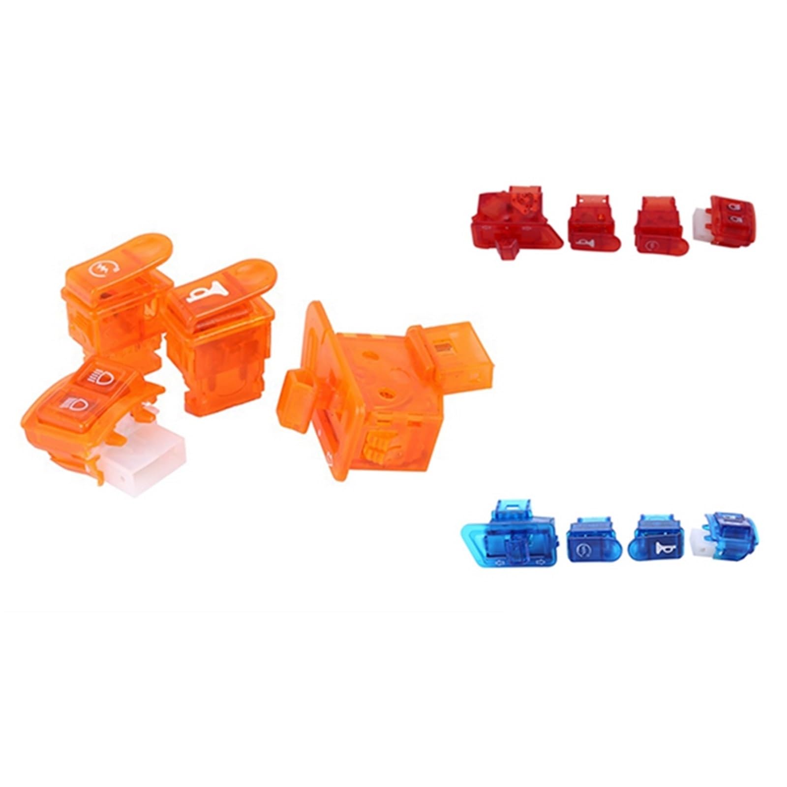 Amazon | ハンドルバースイッチ オートバイのホーンスイッチボタン