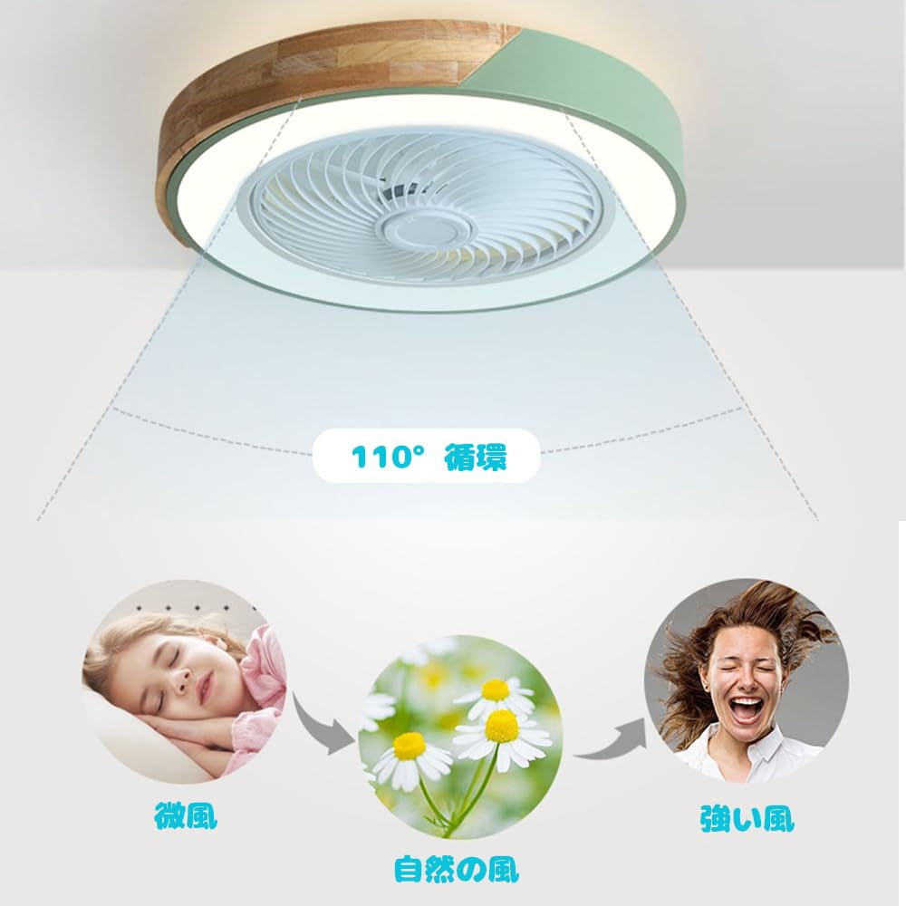 Amazon.co.jp : KOVOL シーリングファンライト シーリングファン