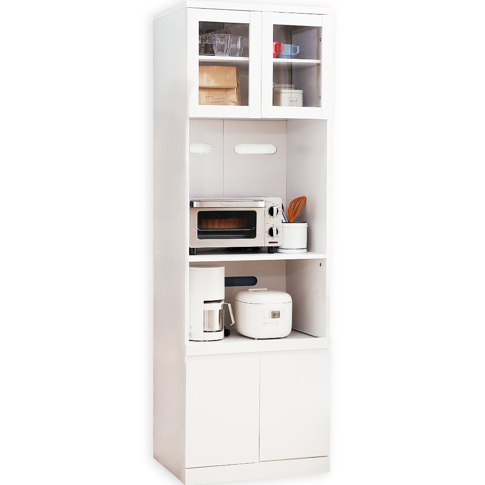 Amazon.co.jp: LOWYA ロウヤ キッチン収納 食器棚 キッチンボード