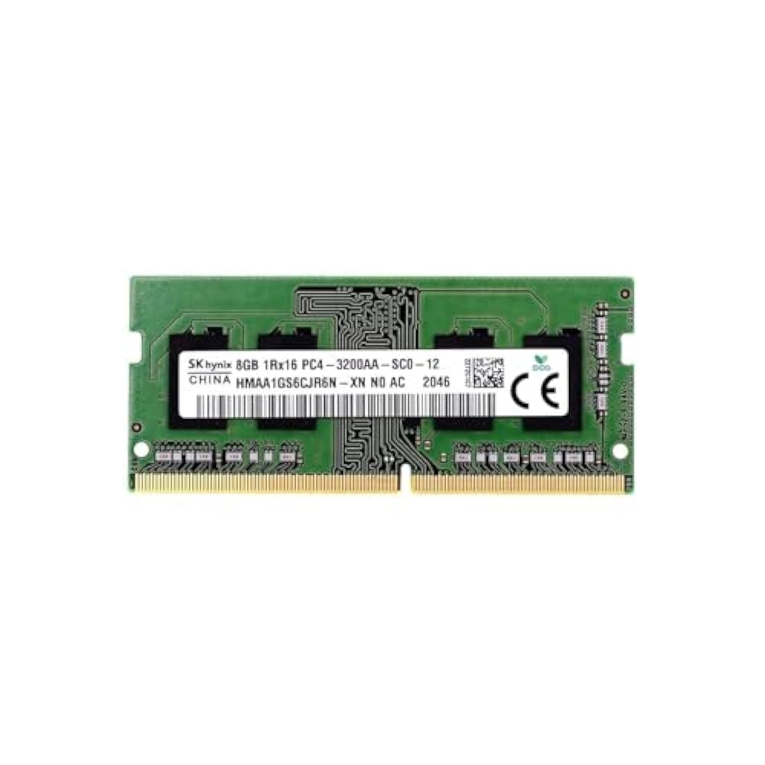 SK Hynix 8GB SODIMM DDR4 3200 PC4 1Rx16 HMAA1GS6CJR6N-XN SO-DIMM