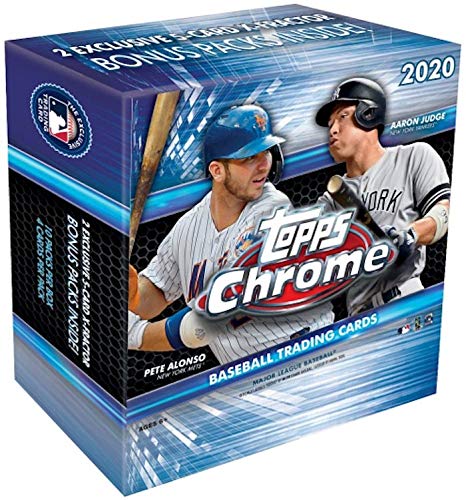 Amazon.com: 2020 Topps Chrome MLB Baseball MEGA box (40 cards PLUS