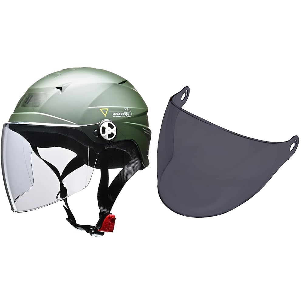 Amazon | [リード工業] バイク用ハーフヘルメット ZORK (ゾーク
