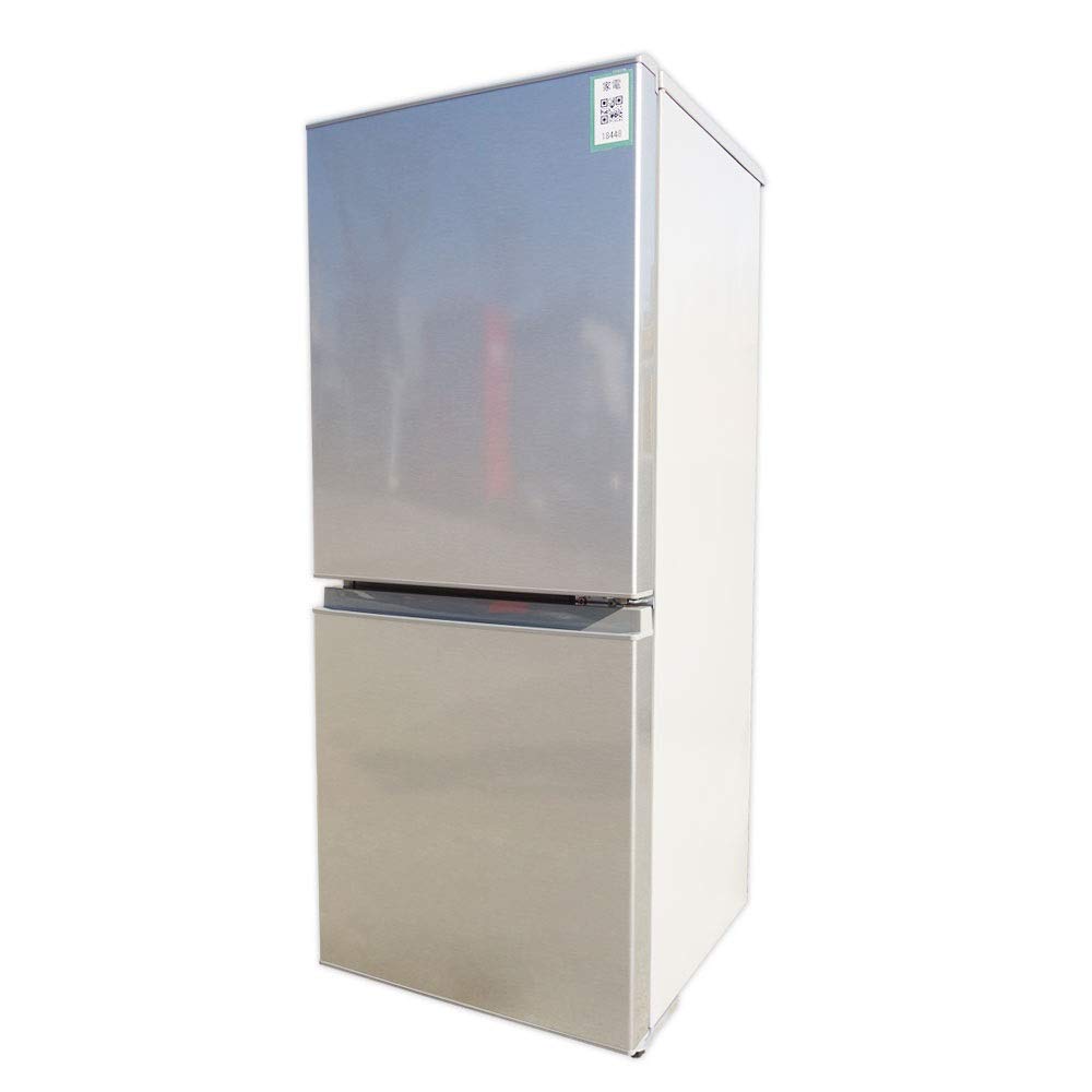 Amazon.co.jp: AQR-13G-S(ブラッシュシルバ-) 2ドア冷蔵庫 右開き 126L