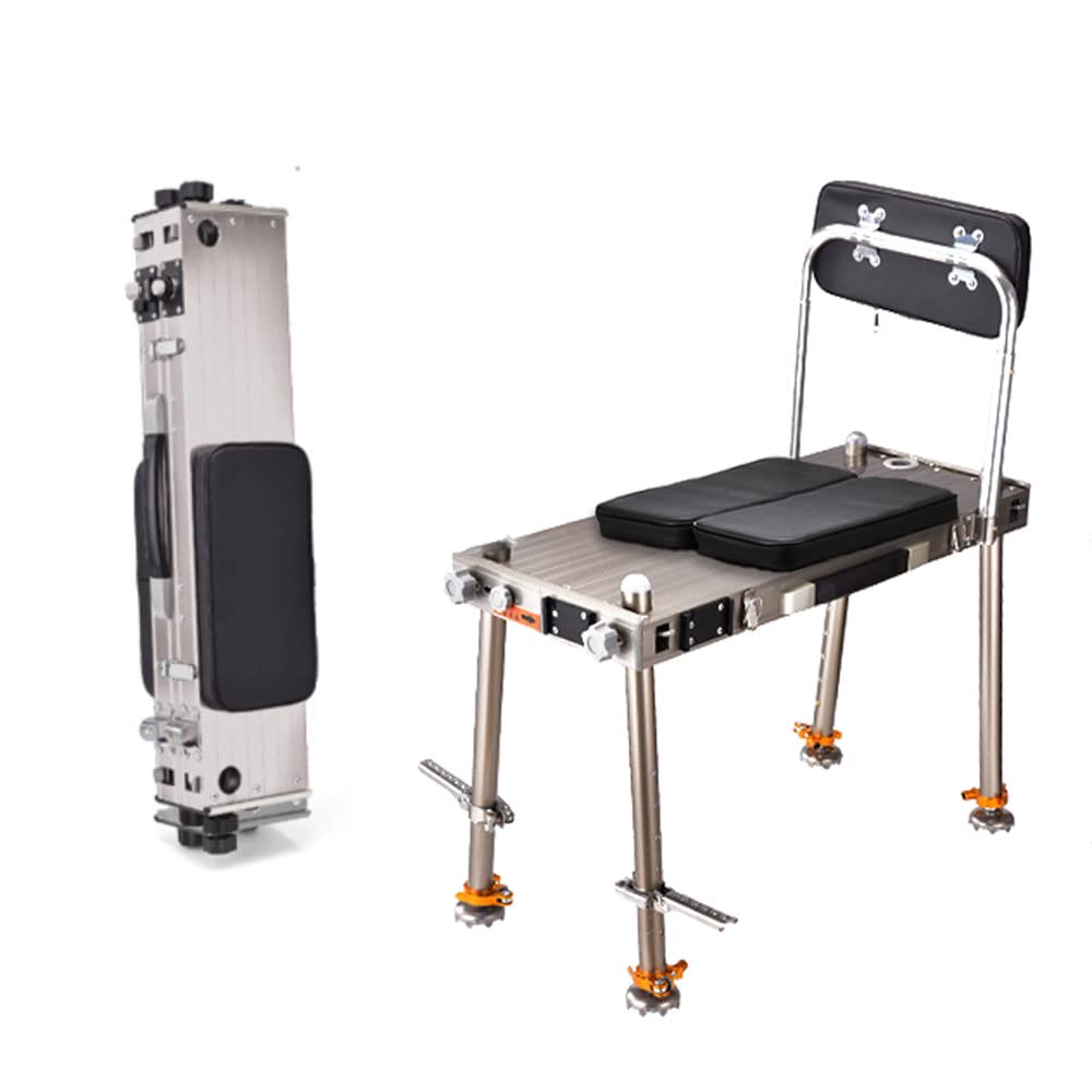 Amazon.co.jp: 釣り台 アルミ ポータブル 折りたたみ 65cm ヘラ釣り