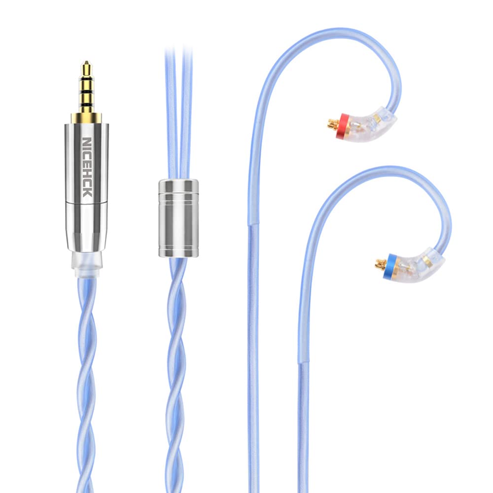 Amazon.co.jp: NICEHCK SkyFlag イヤホンリケーブル 7N単結晶銅と6N銀