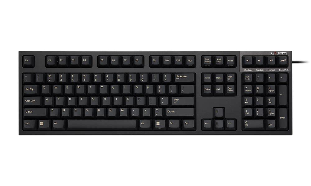 Amazon.co.jp: REALFORCE R3S キーボード 標準スイッチ 有線 フル 45g