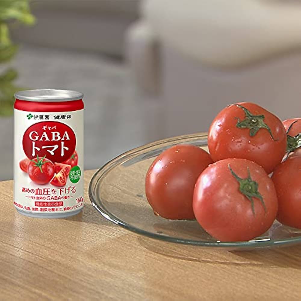 Amazon.co.jp: 伊藤園「健康体」GABAトマト缶／160g×60本／機能性表示