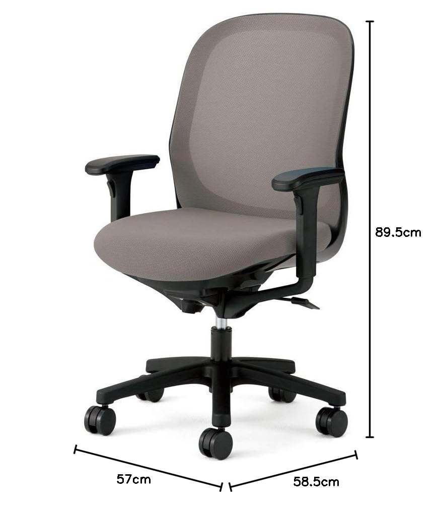 Amazon | プラス オフィスチェア Fita メッシュ アジャスト肘黒