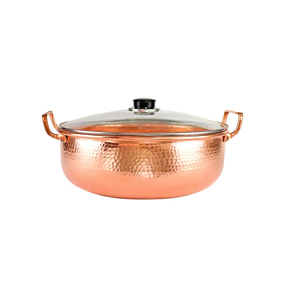 Amazon｜純銅鍋、赤い銅鍋、銅の鍋、家庭用誘導鍋、銅の鍋、マトン牛肉