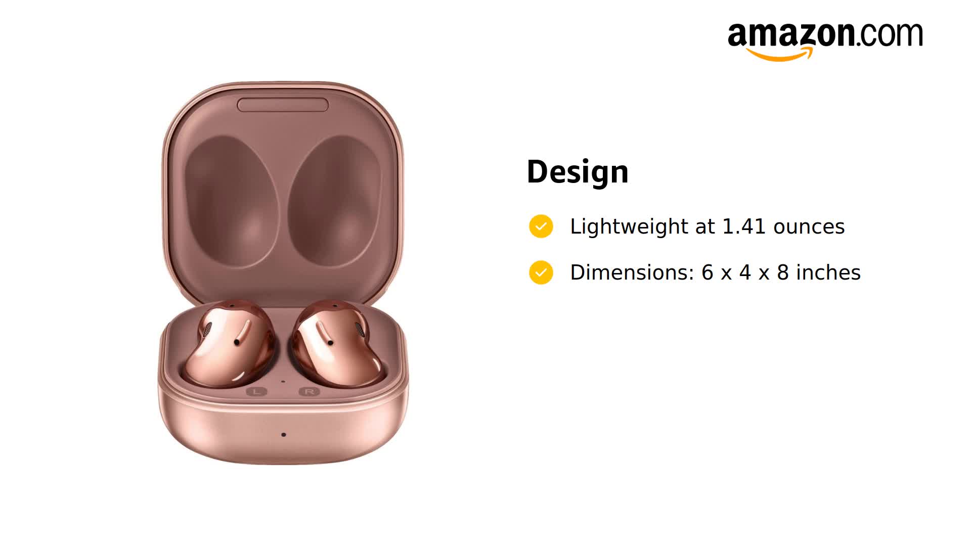 Amazon.com: SAMSUNG Galaxy Buds Live, Wireless Earbuds w-Active