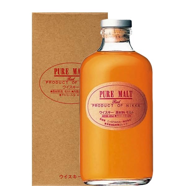 Amazon.co.jp: ニッカ ピュアモルト レッド 蒸留所限定 43度 500ml