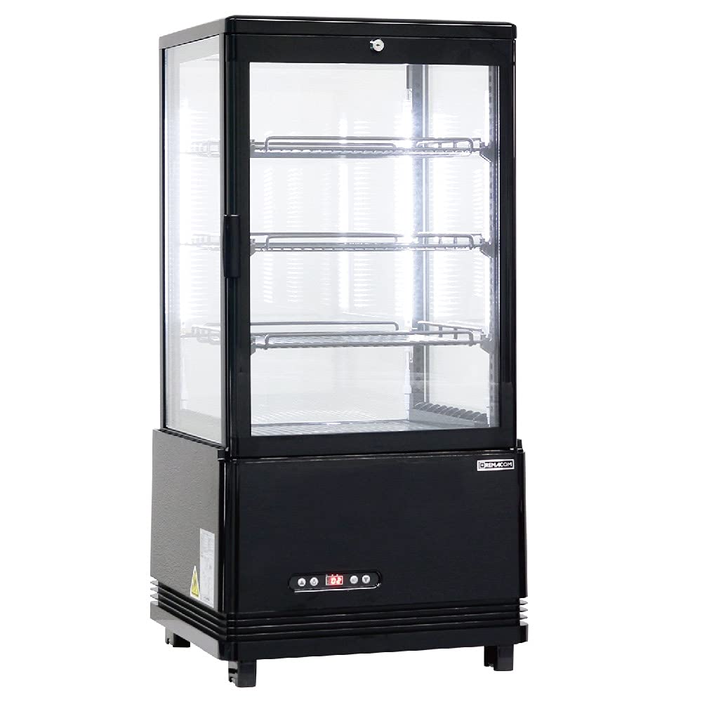 Amazon | レマコム 4面ガラス冷蔵ショーケース フォーシーズンシリーズ