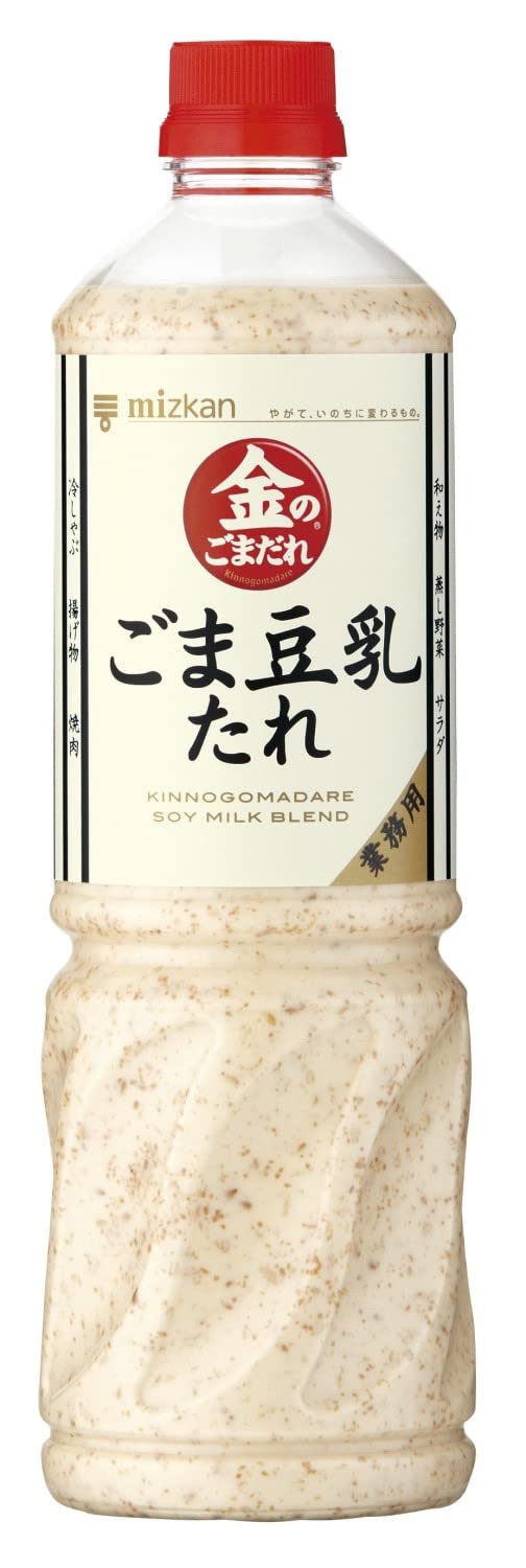 Amazon.co.jp: ミツカン 業務用 金のごまだれ ごま豆乳たれ 1010g×2本