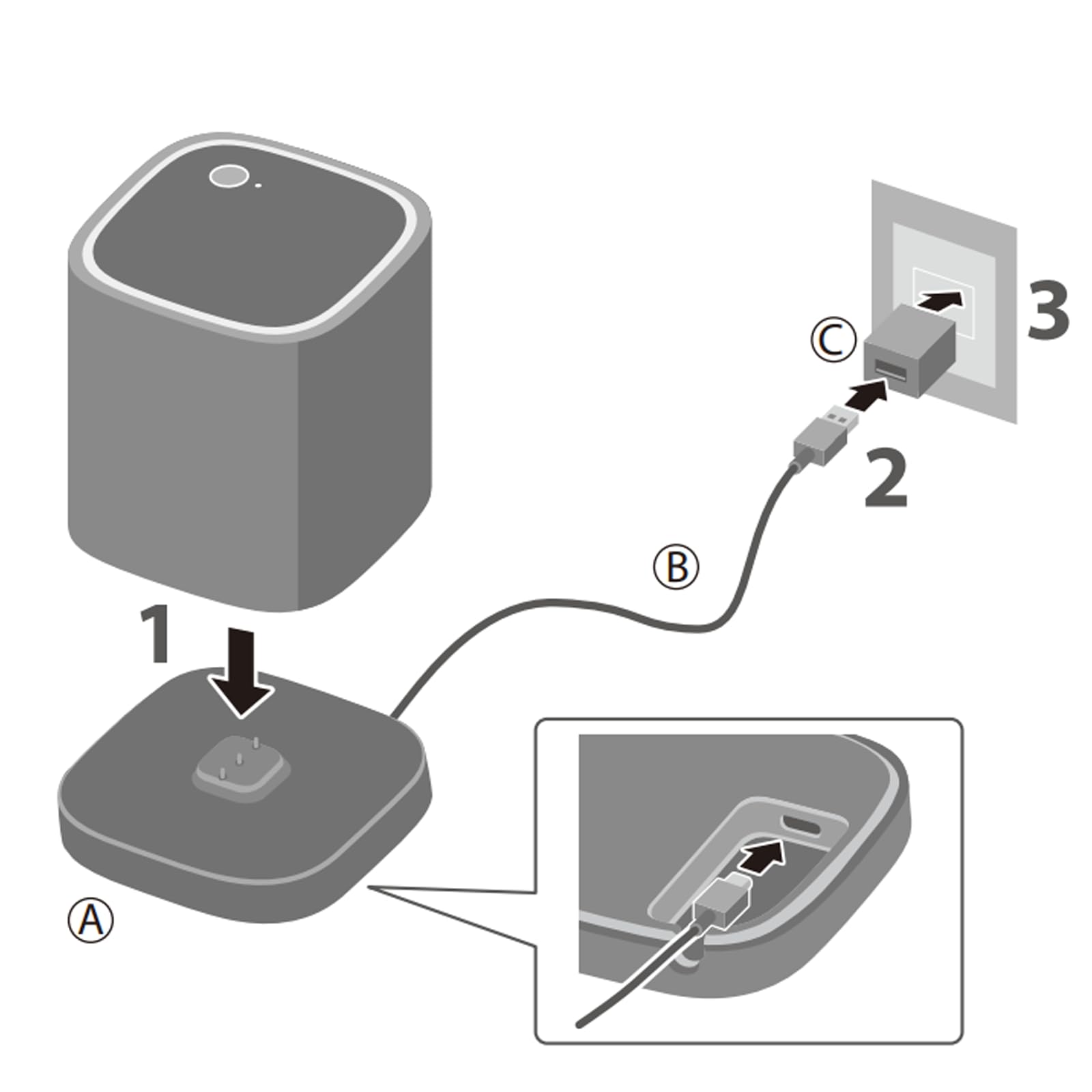 Amazon.co.jp: ヤマハ CC-T1A WS-B1A専用充電クレードル : 楽器・音響機器