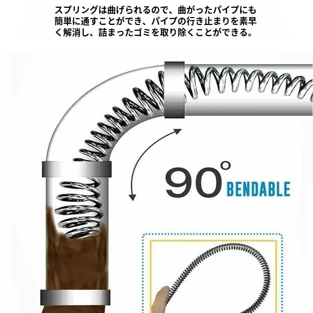 Amazon｜排水管掃除道具 ドレンホースクリーナー パイプクリーナー