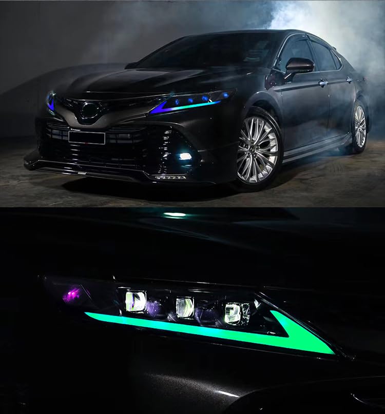 Amazon | TT-ABC 究極進化 70系カムリヘッドライト RGB ライトの色は