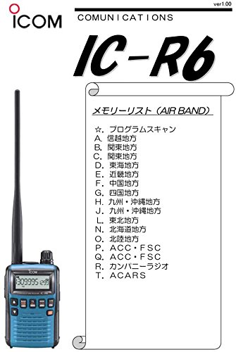 Amazon | アイコム IC-R6 エアーバンド スペシャル メタリックブルー