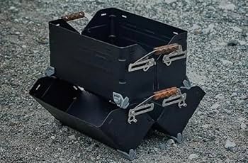 Amazon.co.jp: CHANODUG OUTDOOR マットブラック シェルフコンテナ 25