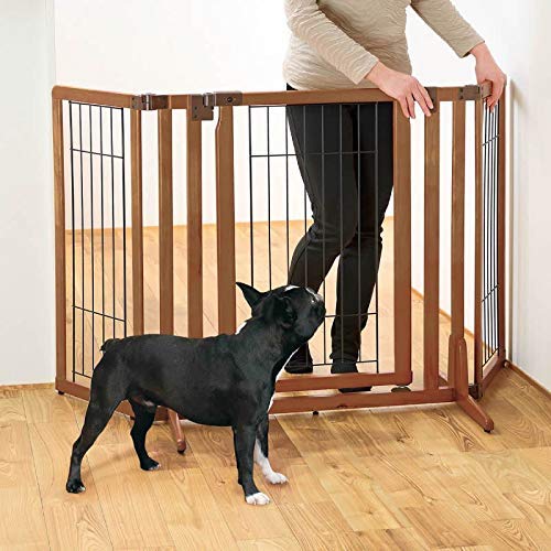 Amazon.co.jp: リッチェル 木製おくだけドア付ペットゲートH ワイド
