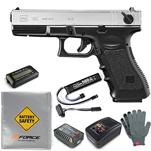 Amazon | 東京マルイ グロック18C スライドシルバー 電動ハンドガン G