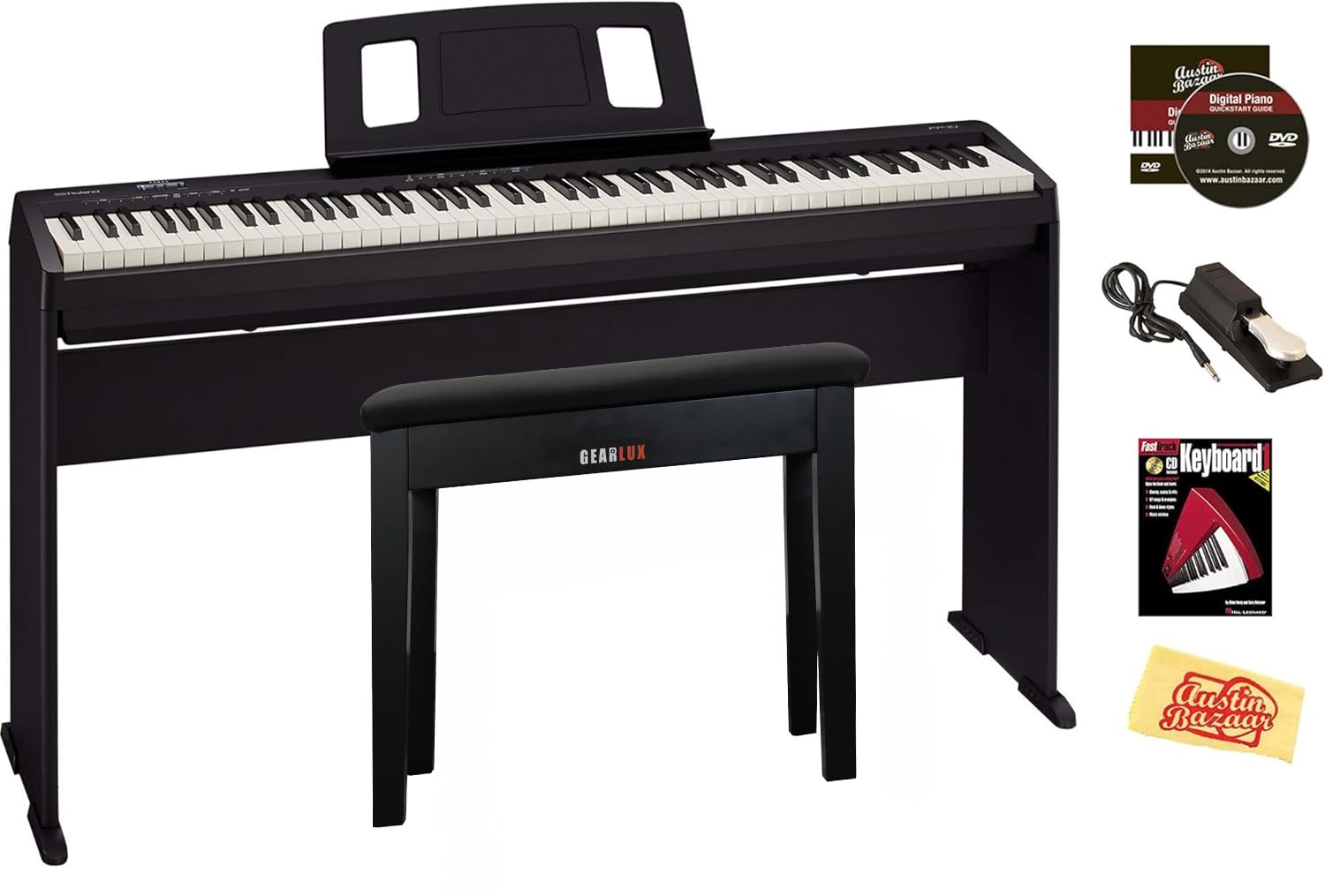 Amazon.com: Roland FP-10 88-Key Digital Piano - Black Bundle with