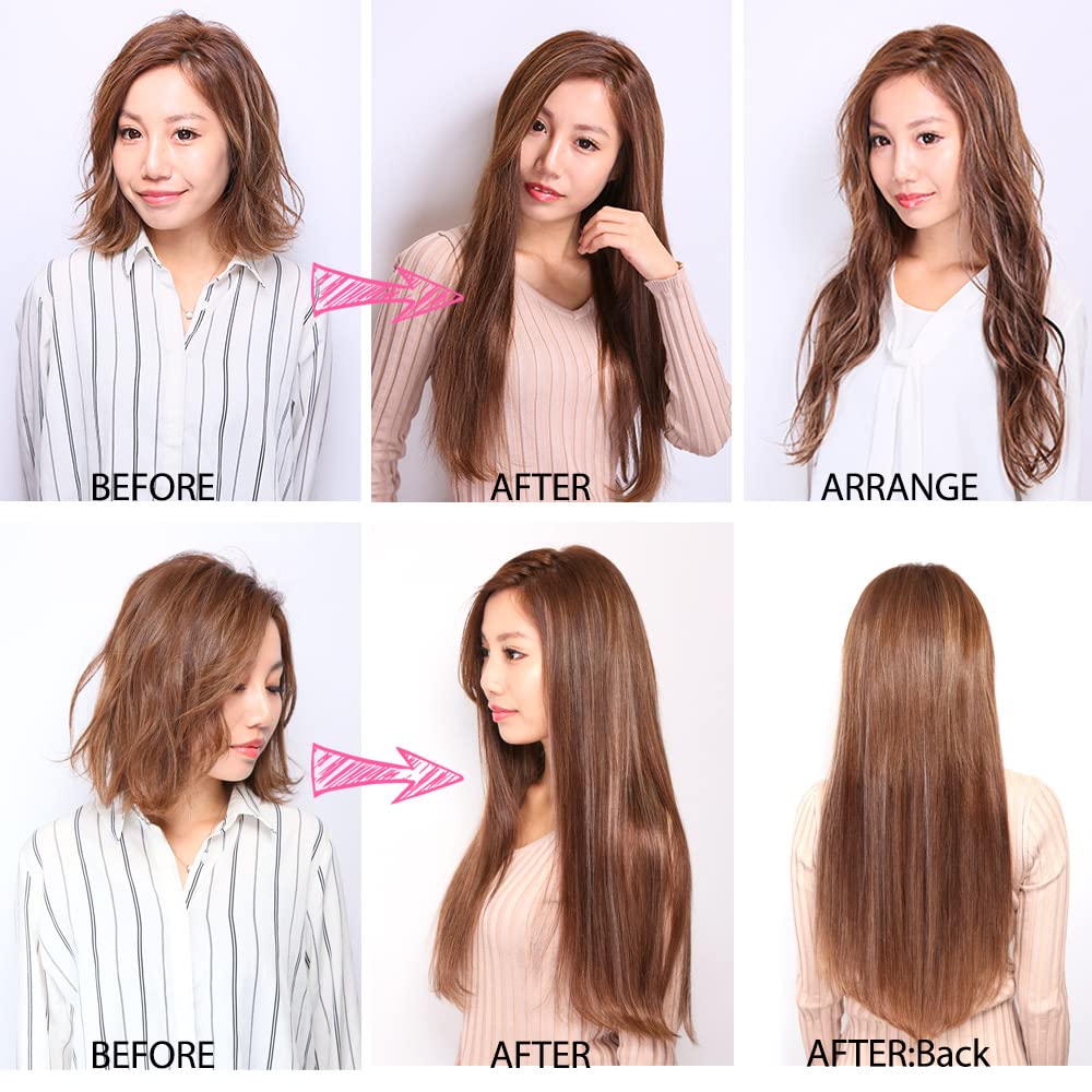 Amazon.co.jp: シールエクステ 52cm4本分(8P) ダーク・ライト・原色