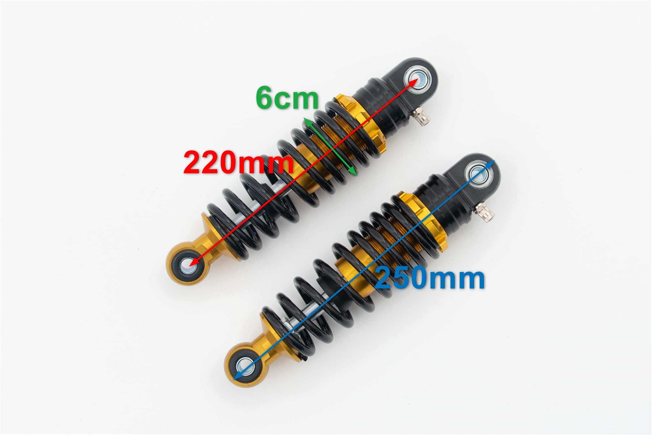 Amazon | 【x-cars】 220mm リアサスペンション ショート リアショック