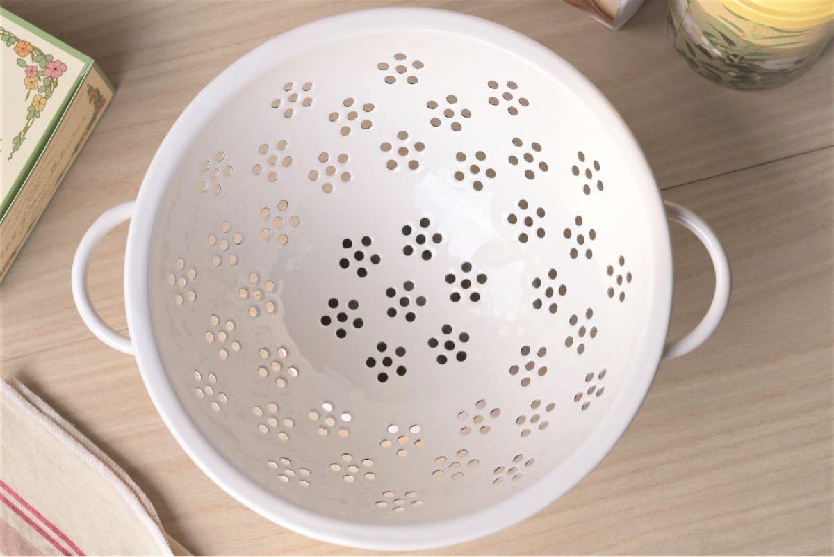 Amazon.co.jp: マニーローズ ホーロー コランダー 薔薇 インテリア