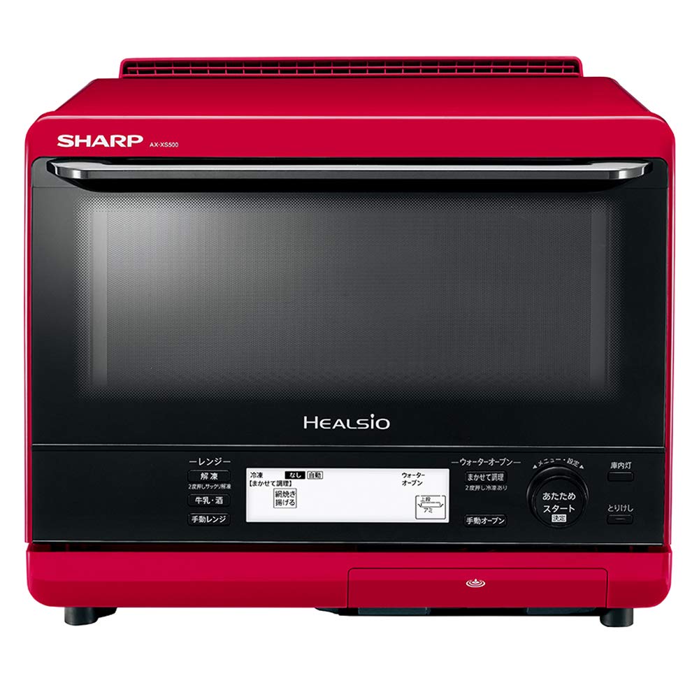 Amazon | シャープ ヘルシオ 加熱水蒸気 2段調理 30Lタイプ レッド AX