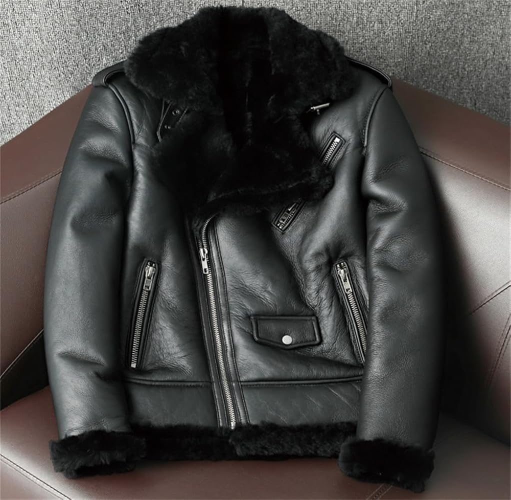 Amazon | [VIIBOY] ムートンジャケット ムートコート ライダース