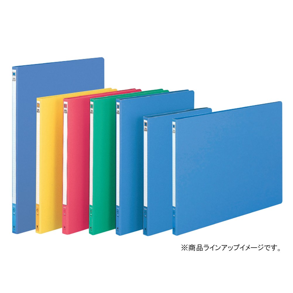 Amazon | コクヨ ファイル ロングレバーファイル B4 縦 120枚 青 フ