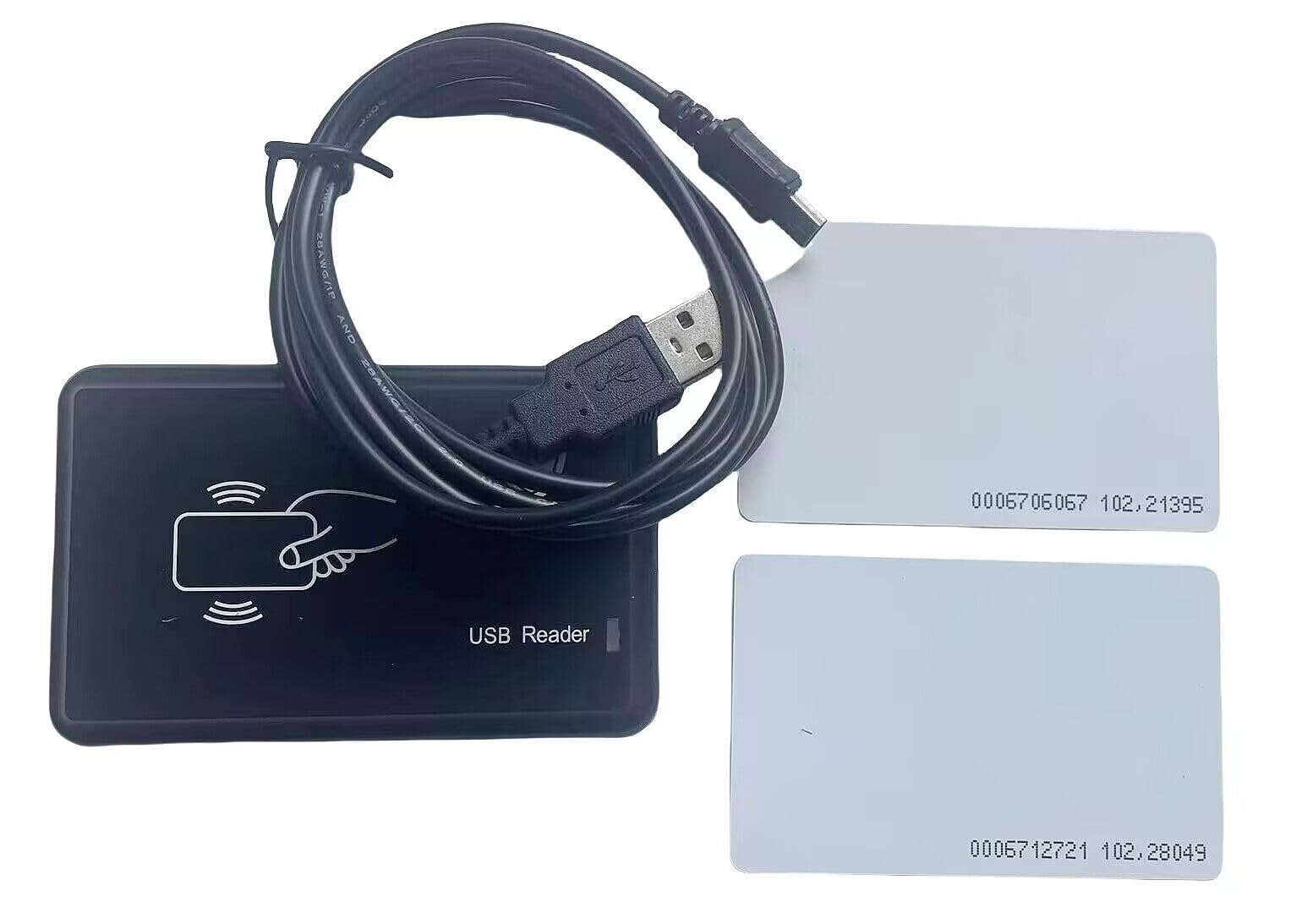 Amazon.com: 125khz RFID Card Reader EM4100 Desktop ID Card Reader