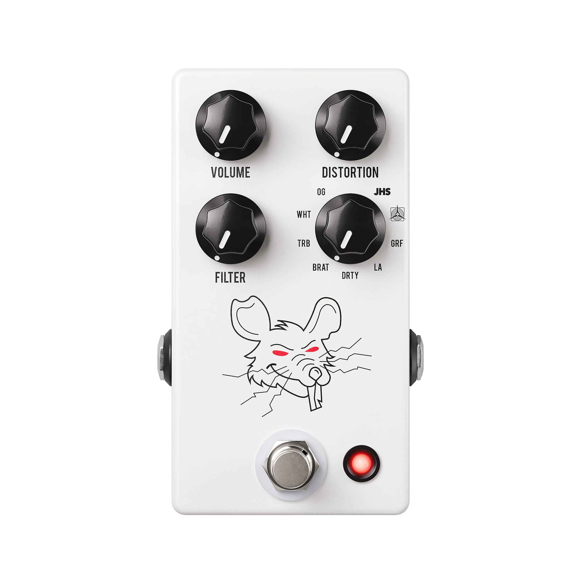 Amazon.com: JHS Pedals PackRat Distorion Pedal, White : Everything