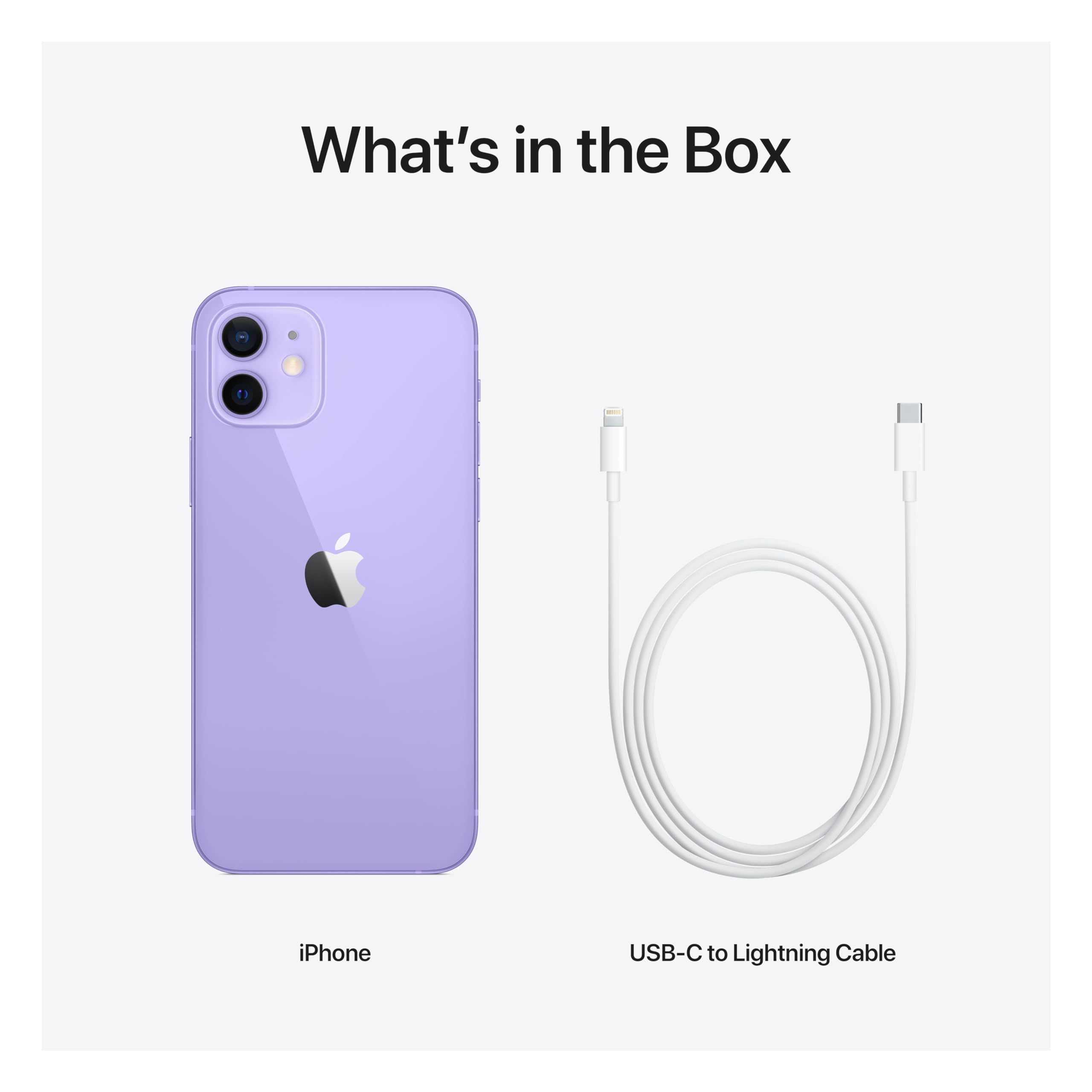 Amazon.com: Apple iPhone 12 (128GB, Purple) [Locked] + Carrier