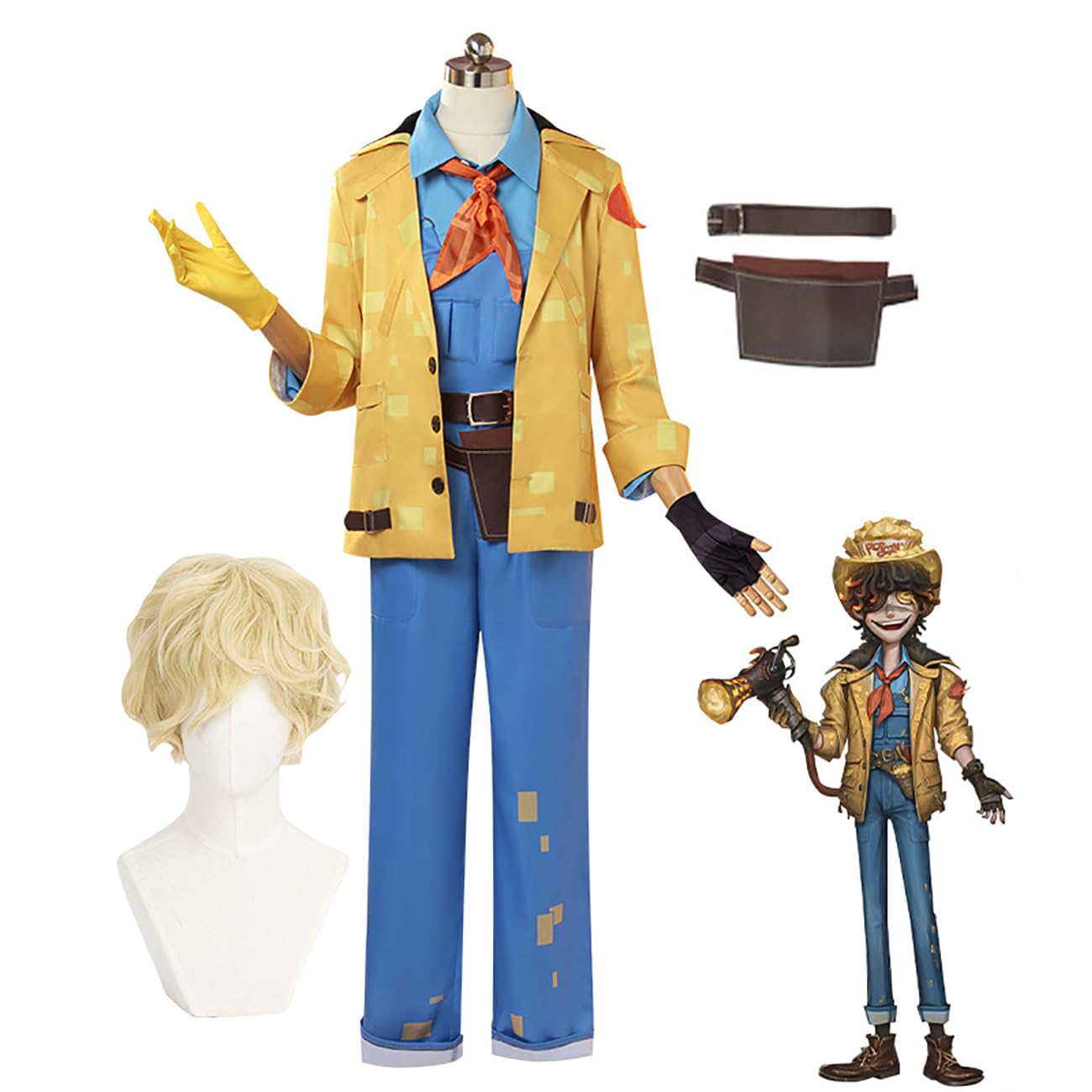 Amazon.co.jp: [HAOJEE]第五人格 火災調査員(フロリアン・ブランド