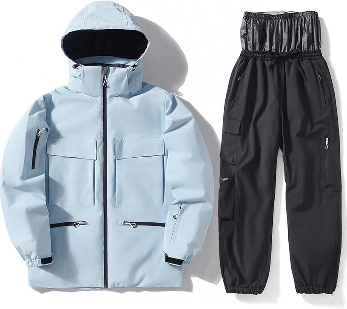 Amazon.co.jp: [HOTIAN] スノーボードウェア メンズ スキーウェア 上下