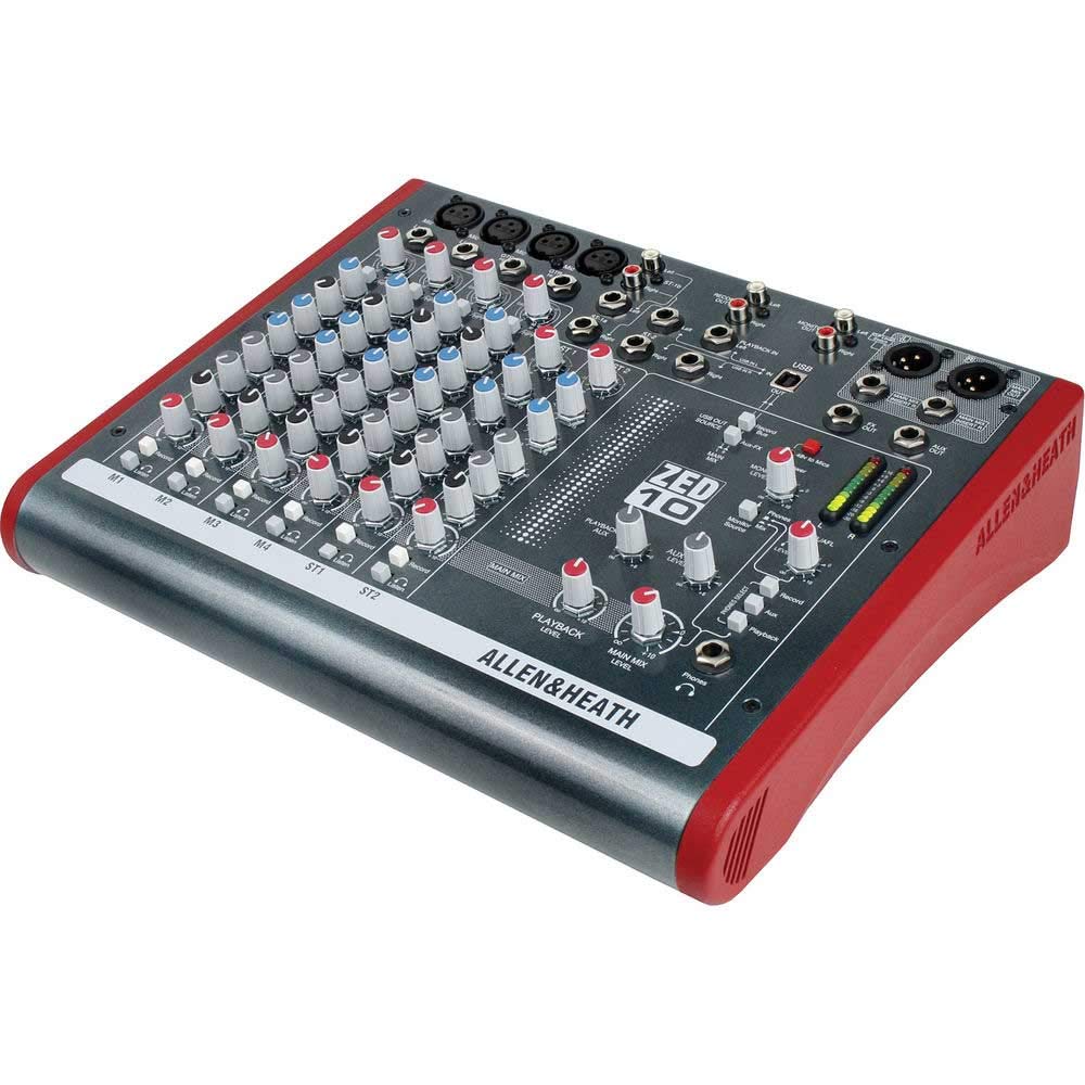 Amazon.com: Allen & Heath ZED-10 - Touring Quality Audio Mixer