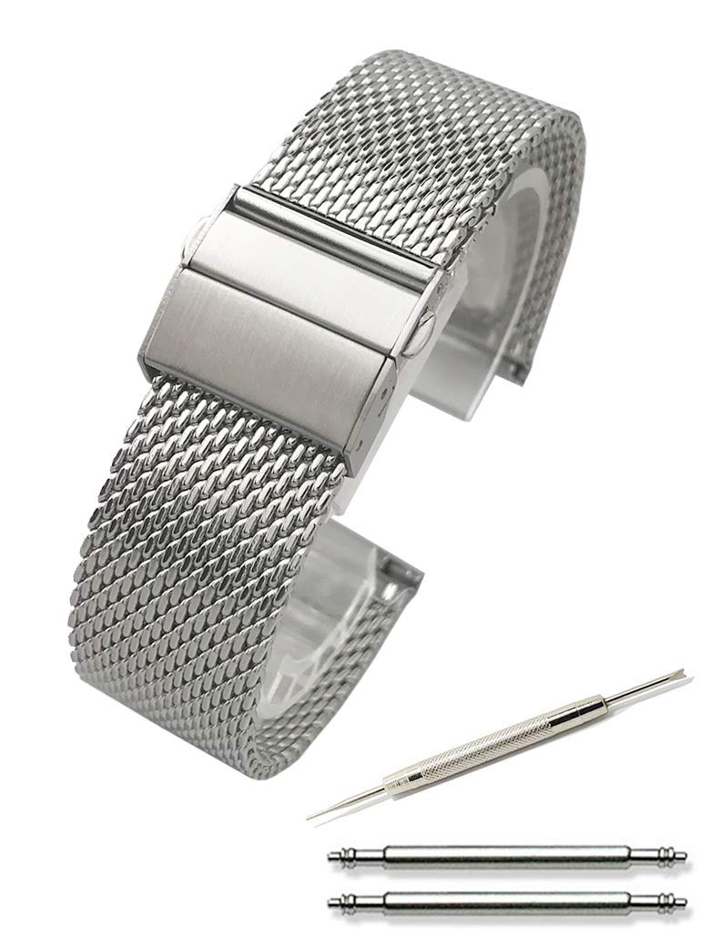 Amazon | Calme（カルム） 腕時計 メッシュ ベルト ミラネーゼ