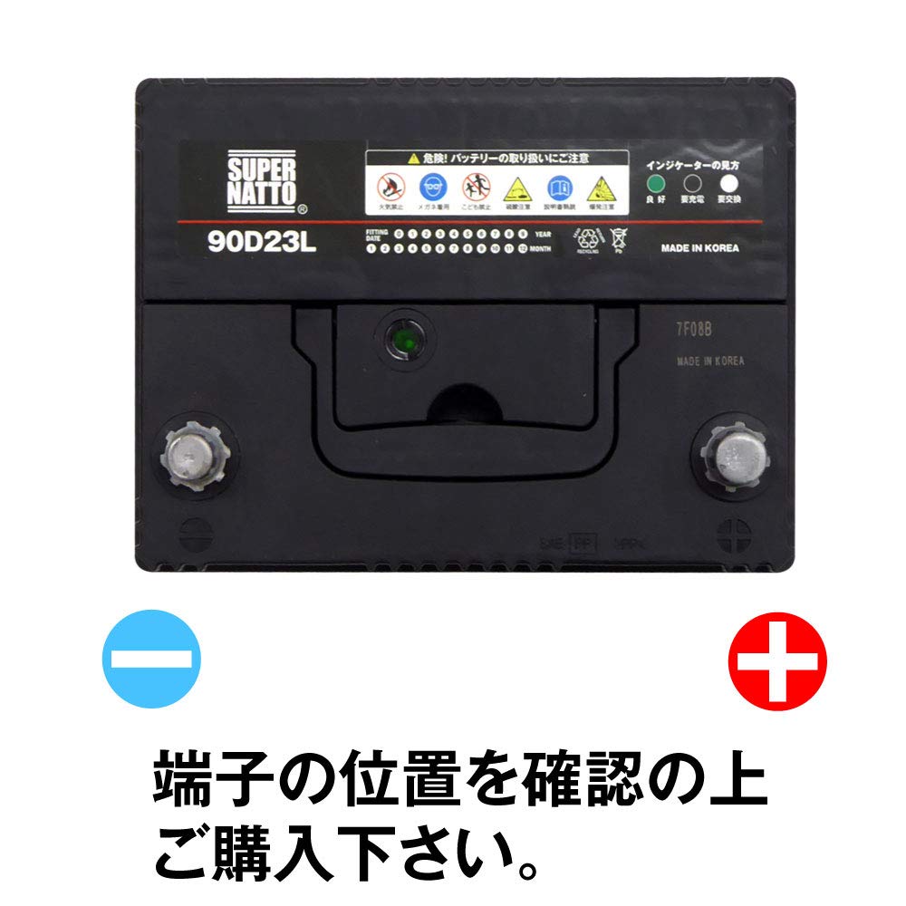 Amazon | SUPER NATTO （スーパーナット）自動車用バッテリー（充電