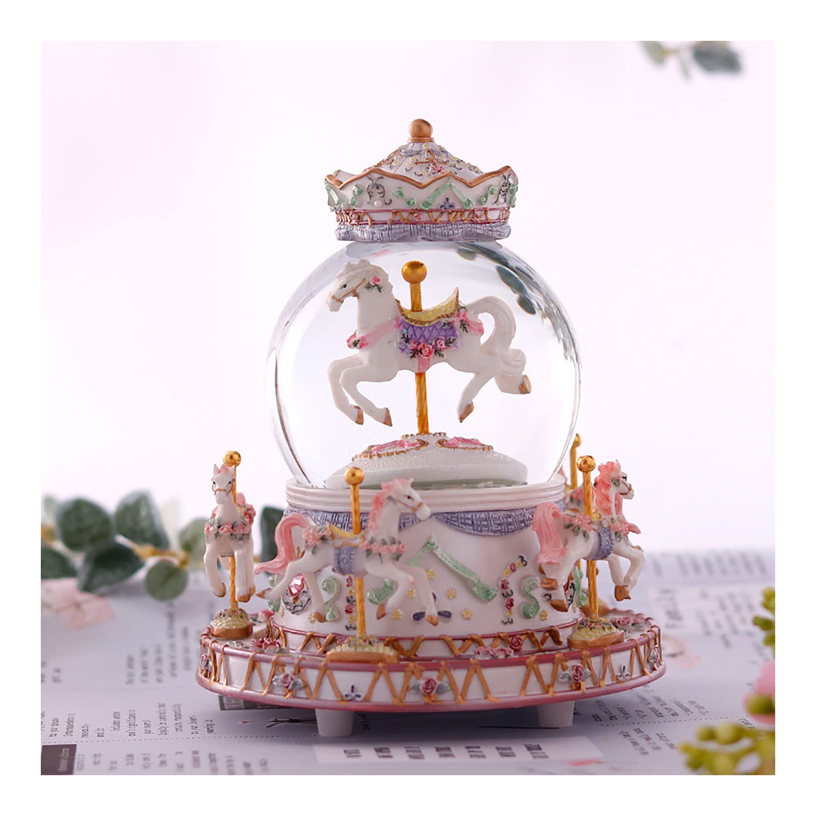 Amazon | オルゴール 回転木馬 インテリア シミュレーション おしゃれ