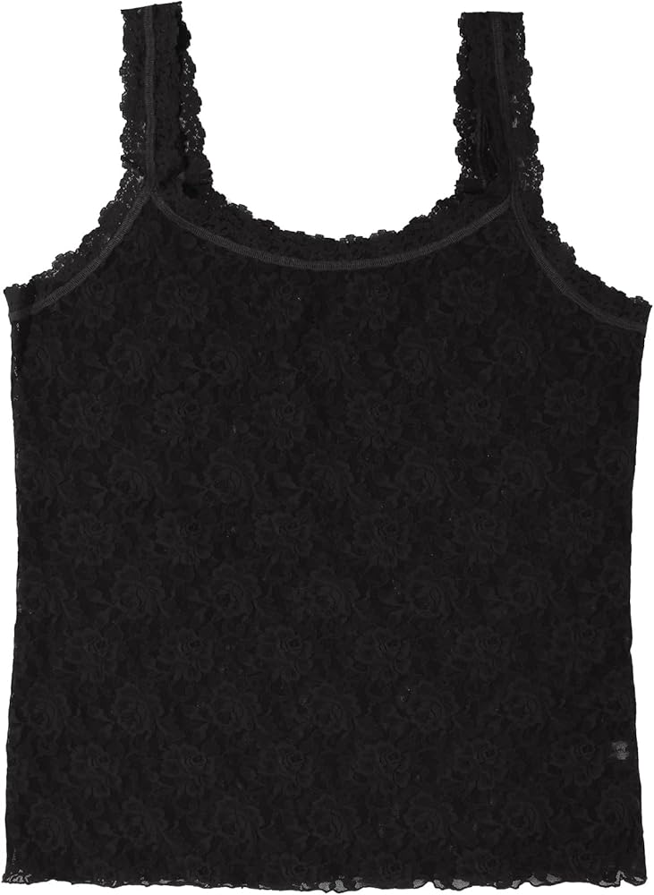 Hanky Panky Women's Plus Size Signature Lace Unlined Cami Black 1X