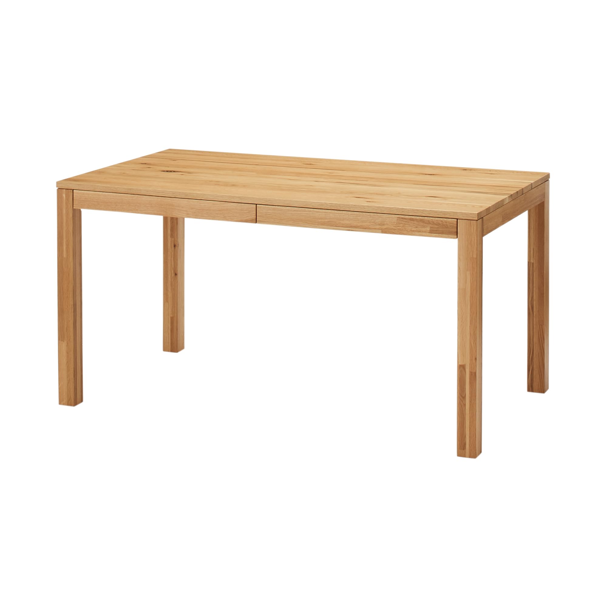 Amazon.co.jp: 無印良品 木製テーブル オーク材 幅140×奥行80×高さ72cm