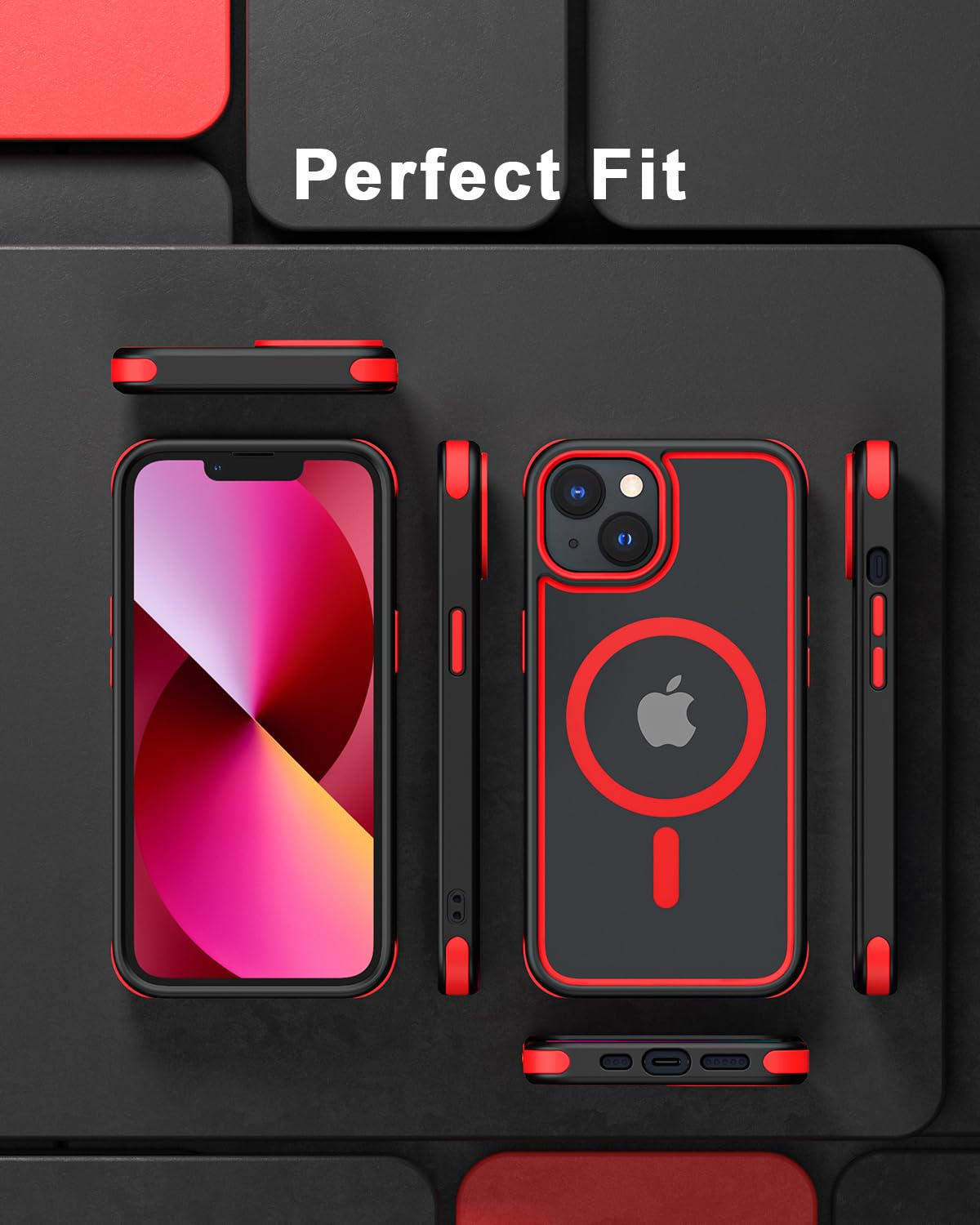 Amazon.com: Mobnano for iPhone 14 Case/iPhone 13 Case, Compatible
