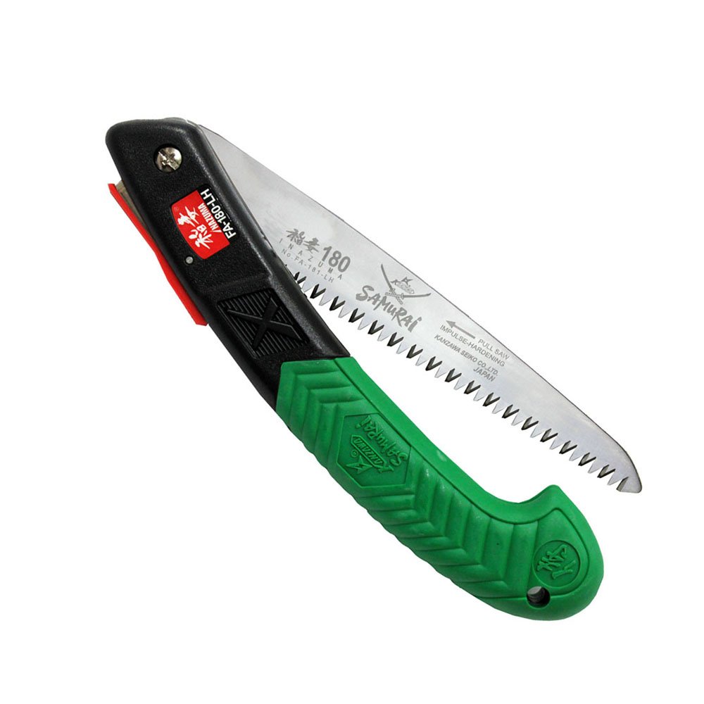 Amazon | 神沢精工 SAMURAI(サムライ) 剪定鋸 稲妻シリーズ 稲妻180mm