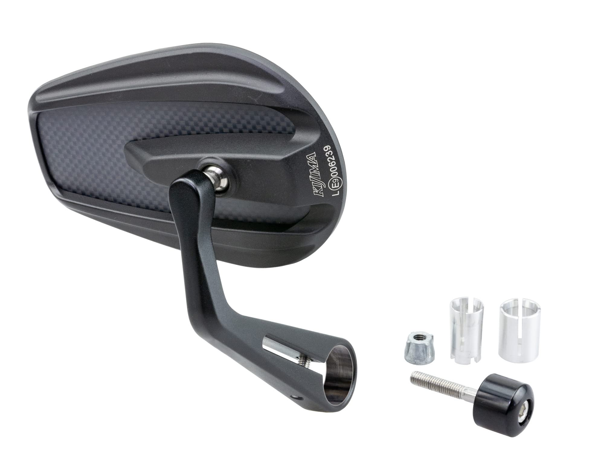 Amazon | キジマ(Kijima) バイクパーツ ミラー TECH11 オーバルエッジ